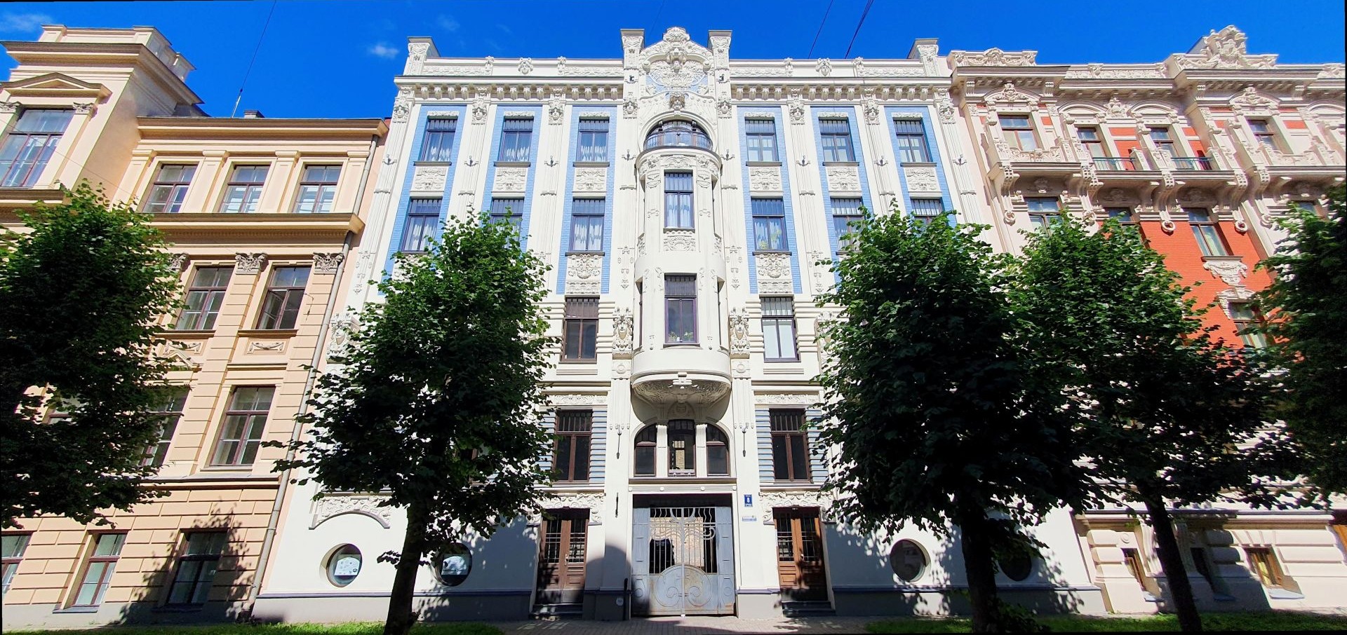 La rue Alberta, sans doute la plus belle de Riga
